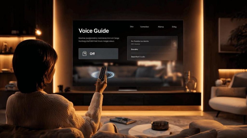 ¿Cómo desactivar la guía de voz de un televisor Samsung en cualquier modelo?